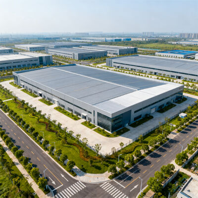 Wind Load Resistant Hot-dip Galvanized PEB Steel Structure with Bolted or Welded Connection