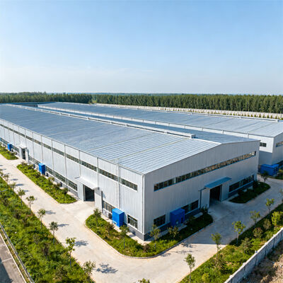Welded Metal Building Construction Pre Engineered Prefabricated Steel Structure Workshop