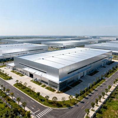 Prefabricated Steel Frame Galvanized Building Material Workshop Warehouse