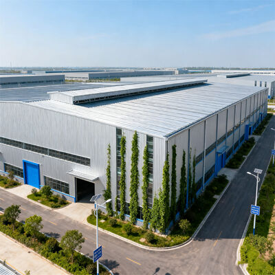 ساختمان انبار با قاب فولادی قاب فولادی پیش ساخته بخش H