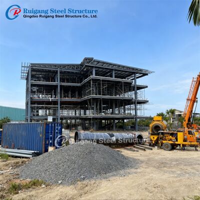 Modern Wide Span Steel Buildings Multi Storey Lightweight Metal Building