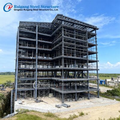 Industrial Multi-Story Steel Structure High Rise Metal Frame Commercial Building for Office