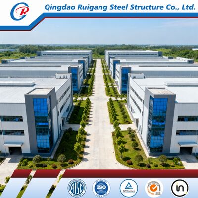 Hot-dip Galvanized Prefabricated Steel Structure Warehouse with 300 km/h Wind Load and Clear-Span Design