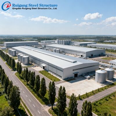 Painted / Galvanised Steel Structure Workshop With Robust Ventilation / Climate Control Systems