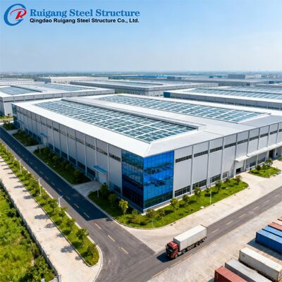 Custom Light Steel Structure Warehouse , Steel Frame Warehouse Building