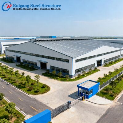Lightweight Durable Steel Building , Steel Frame Warehouse Construction