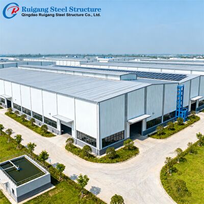Large Span Q355/Q235B Steel Structure Building with 300 km/h Wind Resistance and Hot-Dip Galvanization