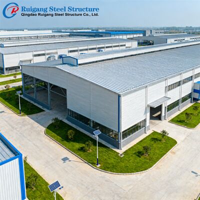 Prefabricated Steel Structure Building with Q355/Q235B Steel Grade and 300 km/h Wind Load Resistance