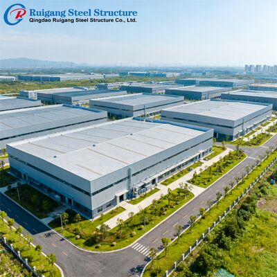 Hot-dip Galvanized Steel Structure Building with Q355/Q235B Steel Grade and Wind Load Up to 300 km/h