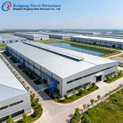 Prefabricated Steel Structure Building with Professional Design, Hot-dip Galvanization, and Wind Load Up to 300 km/h