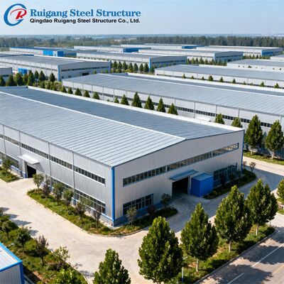 PEB Steel Structure Prefabricated Steel Building with Wind Load Up to 300 km/h Hot-dip Galvanization and Bolted or Welded Connection