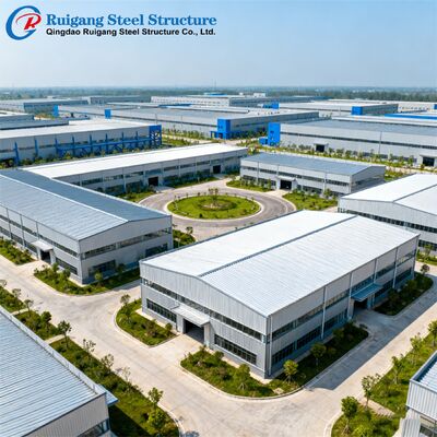 PEB Steel Structure Pre-Engineered Building with Wind Load Up to 300 km/h Hot-dip Galvanization and Bolted or Welded Connection