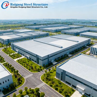 PEB Steel Structure with Wind Load Up to 300 km/h Hot-Dip Galvanization and Bolted or Welded Connection for Industrial Warehouses