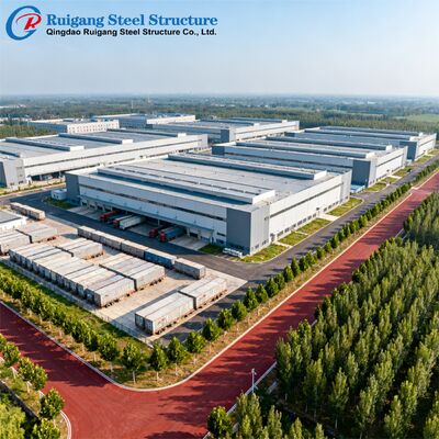 Durable Prefabricated Steel Structure Building with Q355/Q235B Steel Grade and Hot-dip Galvanization for Wind Load Up to 300 km/h