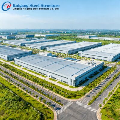 Wind Load Resistant PEB Steel Structure with Hot-dip Galvanization and Bolted or Welded Connection for Industrial Storage