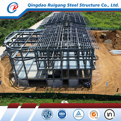 Strong High Rise Steel Building Steel Frame Villa with Cement Board