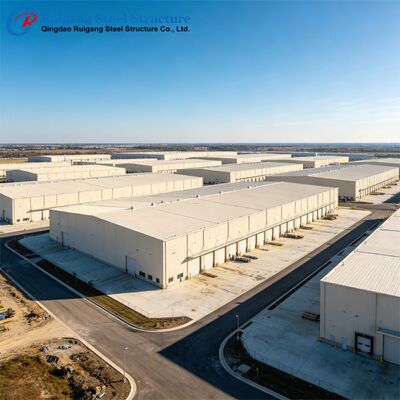 Lightweight Clear Span Metal Structures , Large Scale Storage Steel Buildings