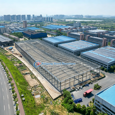 Durable High-Strength Anti-Corrosive Industrial Metal Large Span Rigid Prefabricated Steel Structure Warehouse