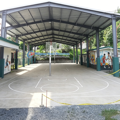 Modern Prefab Metal Roof Trusses, Ruang Kerangka Bangunan Baja Lapangan Bola Basket