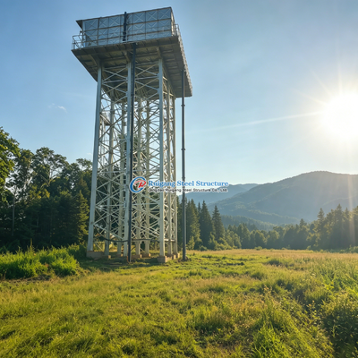 Torre di serbatoio d'acqua di acciaio pressato con porta serbatoio d'acqua alta 8 m