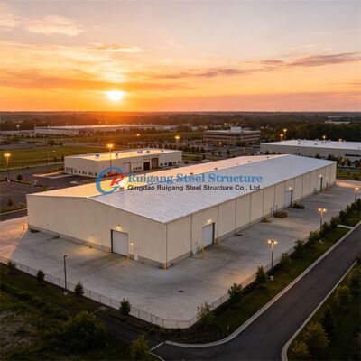 Industrial Painted Steel Building / Aws Certified Steel Structure Workshop/ Steel Warehouse/Plant/Factory/Steel Structure Building