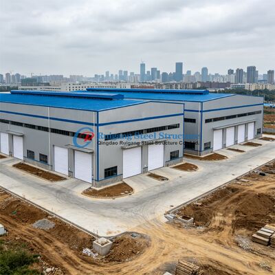 Prefab Prefabricated Industrial Metal Workshop Galvanized Heavy Light Structural Steel Construction Frame Steel Structure Shed Warehouse