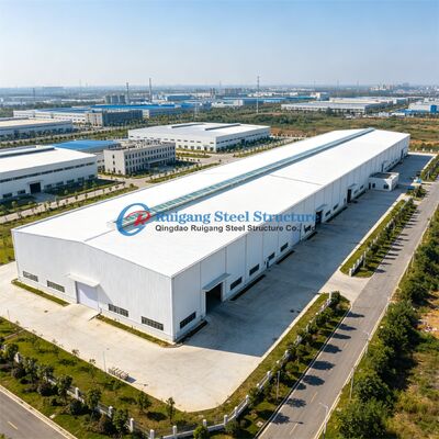Metal Building Material Kits Prefabricated Middle Size Light Steel Structure Factory Warehouse
