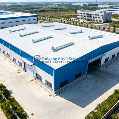 Metal Frame Sandwich Panel Modern Design Prefabricated Steel Structure Warehouse