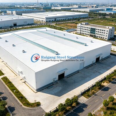 Prefabricated Steel Structure Warehouse Storage Building with Cladding
