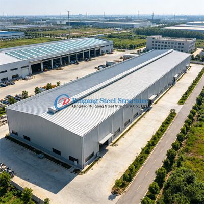 Industrial Storage System Steel Frame Customized Design Prefab Steel Structure Warehouse with Customized Design for Multi-Purpose Storage

