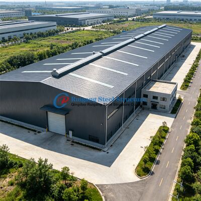Easy Install Single Span Lightweight Prefabricated Steel Warehouse for Industrial Storage