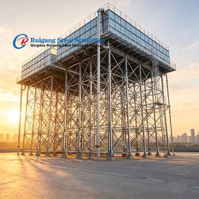 Prefab Light Industrial Steel Structure Building Metal Frame Factory Workshop Warehouse