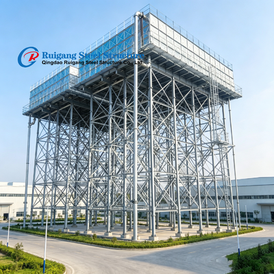 10m & 15m Height Galvanized Steel Structure Water Tank Tower, Durable Anti-Corrosion Overhead Water Tower