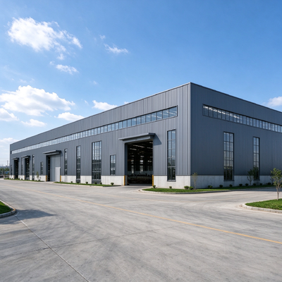 Steel Structure Warehouse, Prefabricated Industrial & Commercial Building, Metal Storage Workshop Plant, Custom Prefab Construction from China