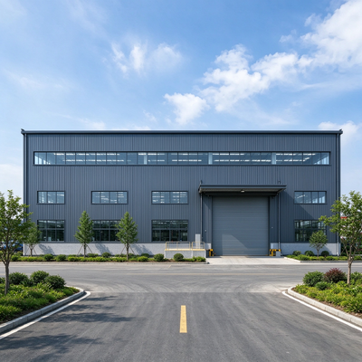 Steel Structure Factory Modern Lightweight Prefab Metal Plant for Logistics Industrial & Commercial Use Custom Steel Fabrication from China Manufacturer