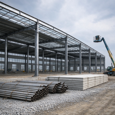 Steel Structure Factory Custom Prefabricated Industrial Workshop & Warehouse Building Durable Cost-Effective Solution Free Design ISO9001 Certified China Fabricator