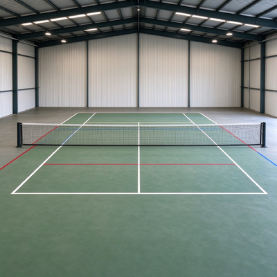 Steel Structure Frame Sport Hall Basketball Pickleball Court Shed
